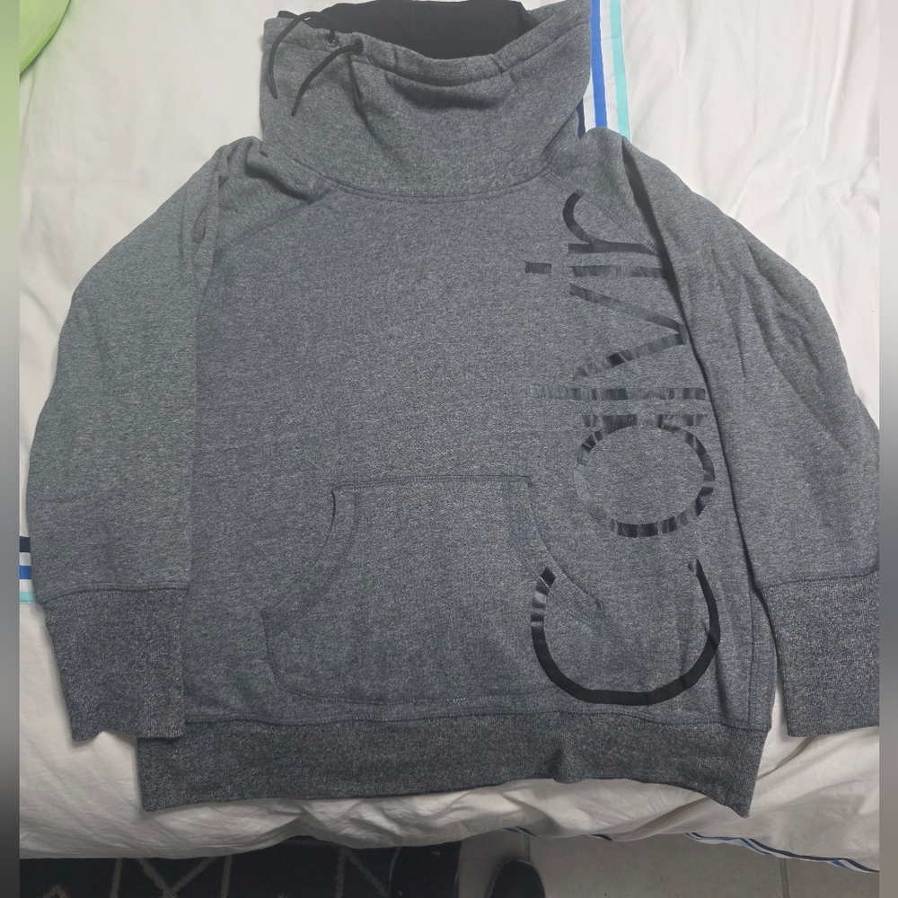 Calvin Klein Charcoal Gray Sweatshirt And Joggers Set